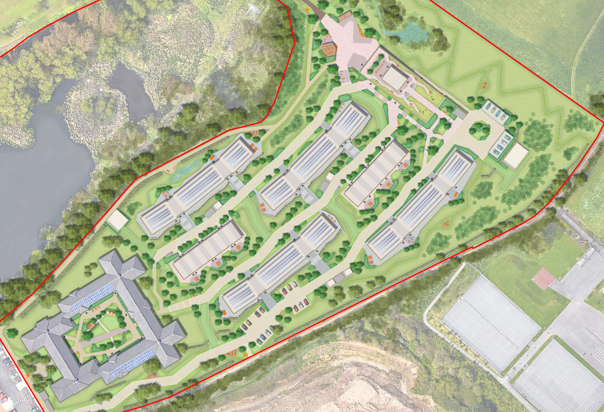 Staffordshire University Student Village - Fira Landscape Architecture